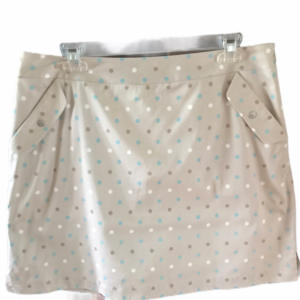 Liz Golf Tan Skirt/Skorts with Pockets Size 12